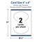 Avery Printable Oval Flat Cards, Sure Feed Technology, 4" x 6", Glossy White Cardstock, Print-to-The-Edge, Laser/Inkjet Printable, 20 Total, Great for Product Branding, Marketing, and More